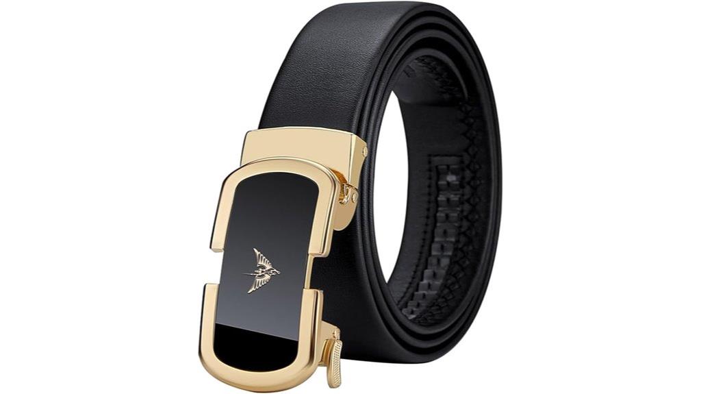 men s leather dress belt