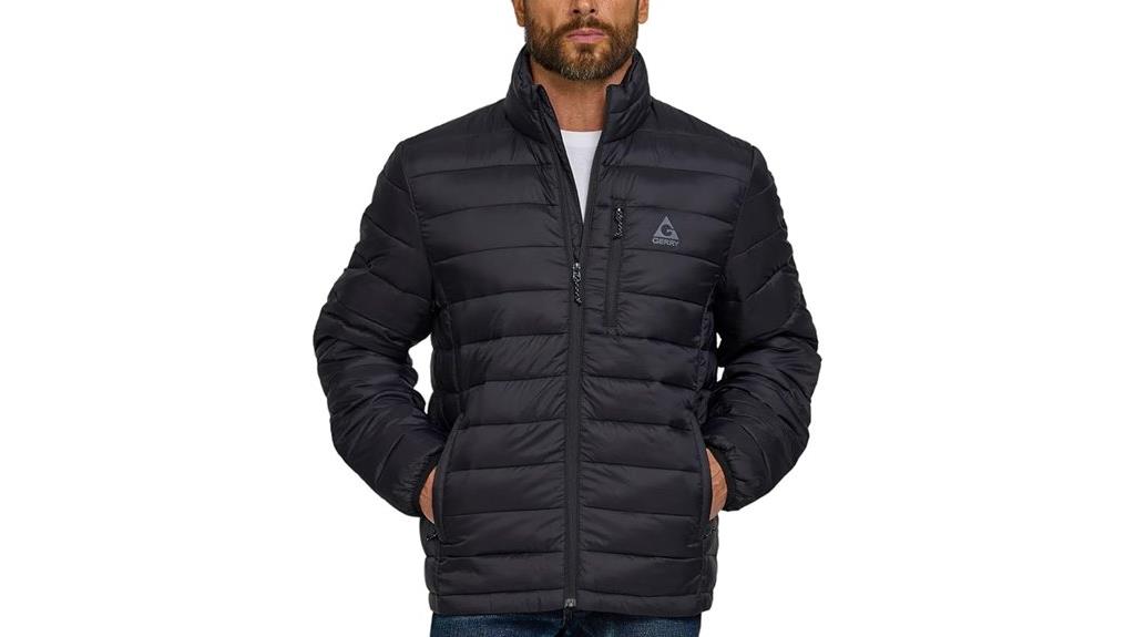 men s warm lightweight puffer