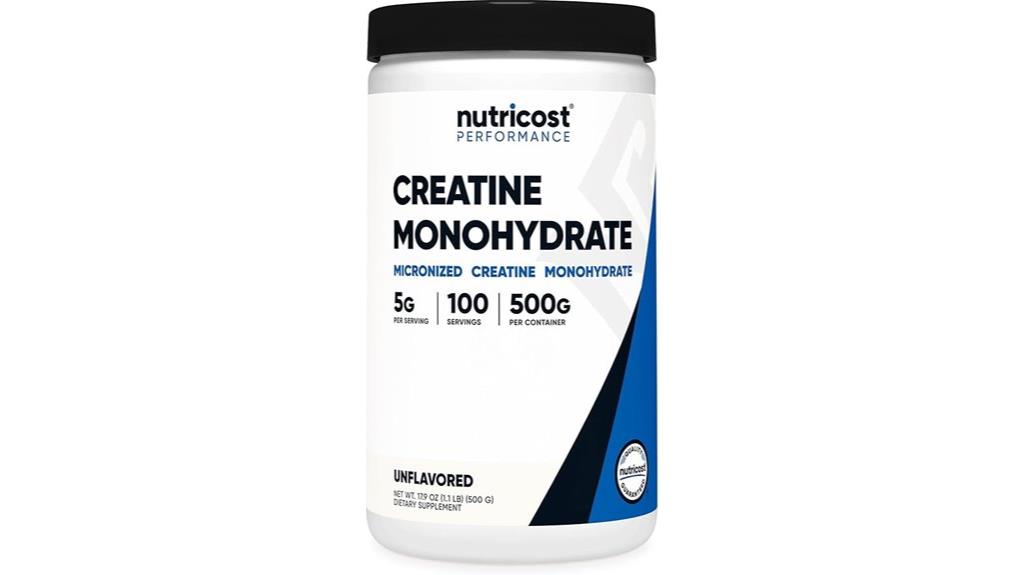micronized creatine powder
