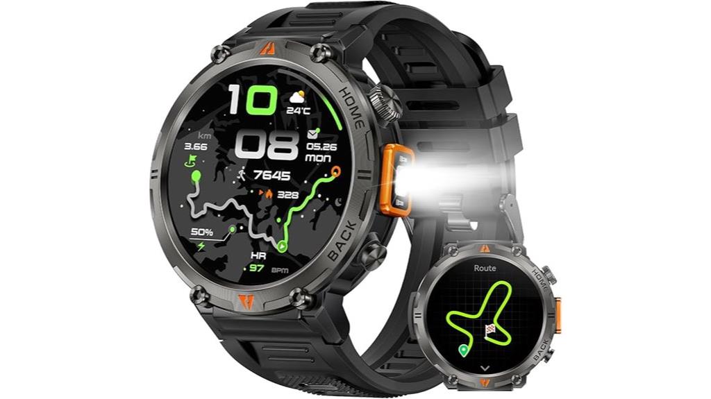 military gps fitness watch