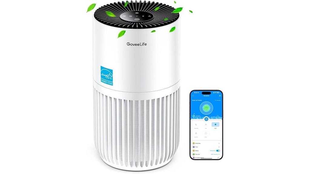 mini air purifier control