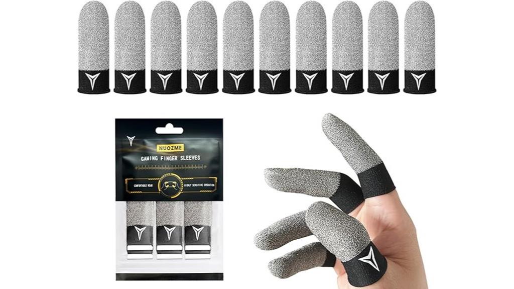 mobile gaming finger sleeves