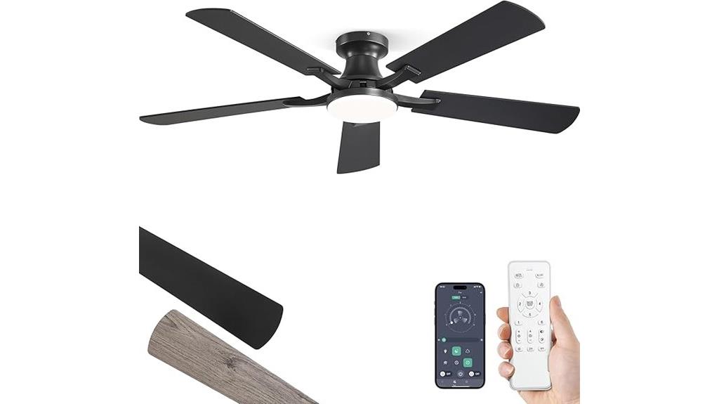 modern remote controlled ceiling fan