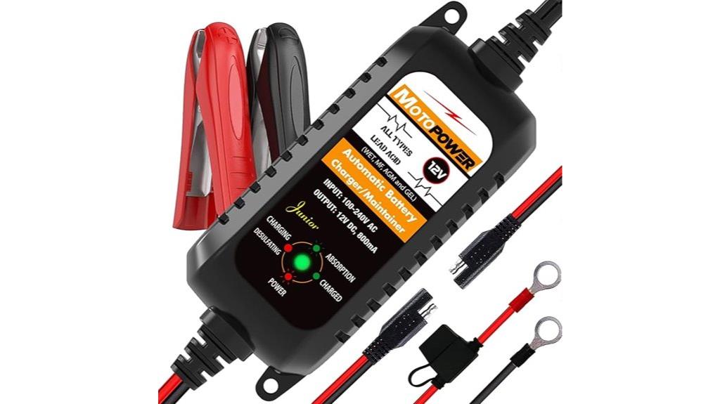motorcycle battery charger maintainer