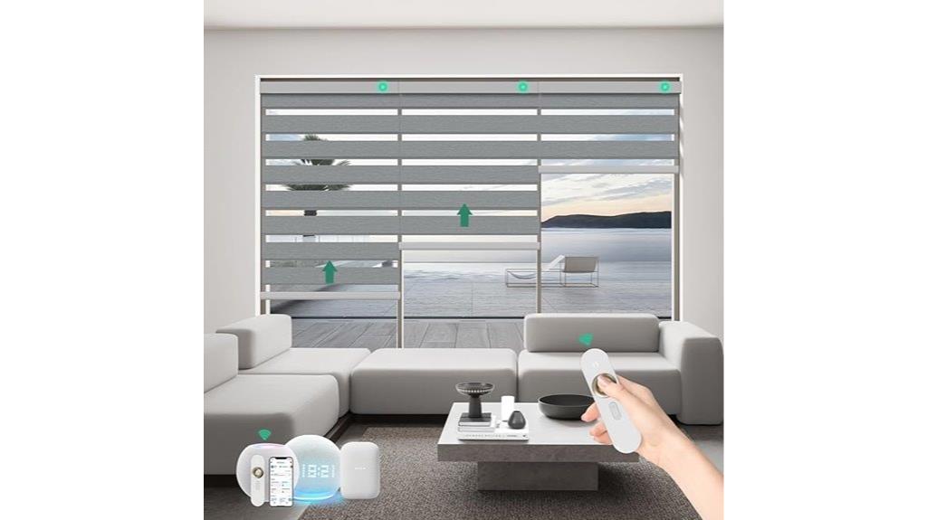 motorized remote smart blinds