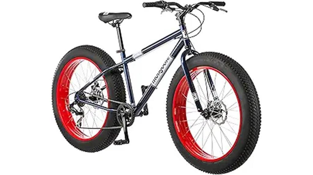 mountain bike with fat tires