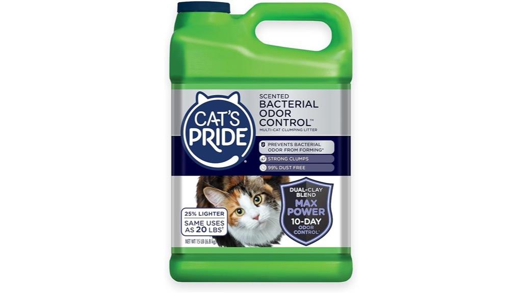 multi cat scented clumping litter