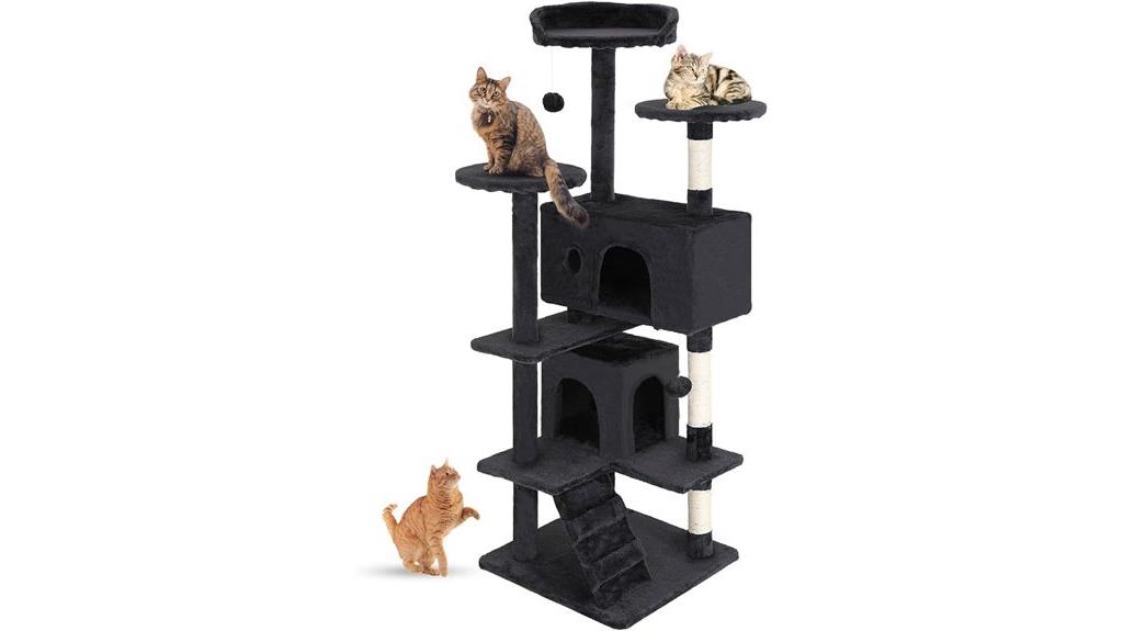 multi level cat tower