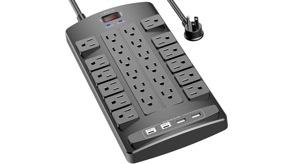 multiple outlets with usb