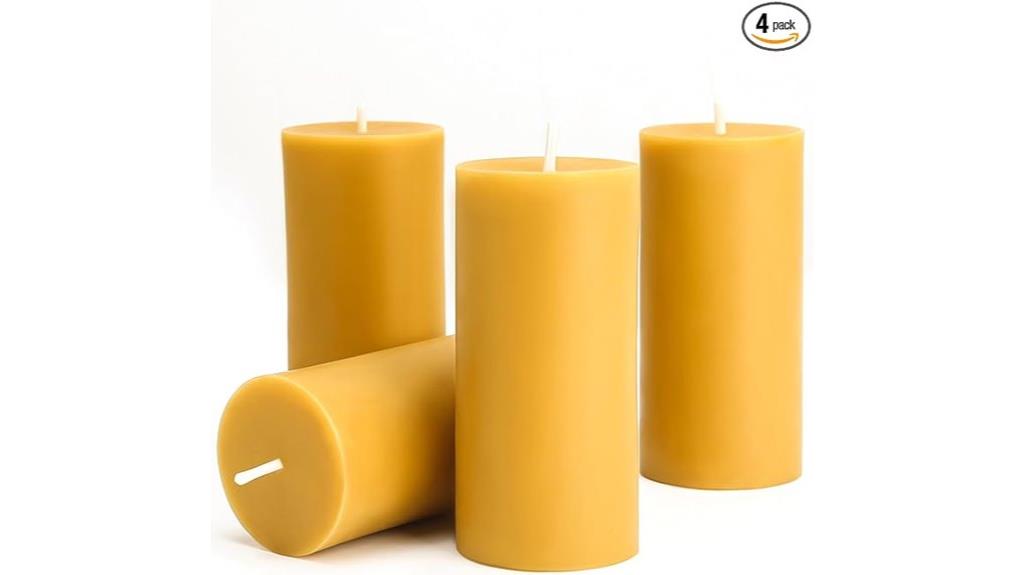 natural beeswax candle pack