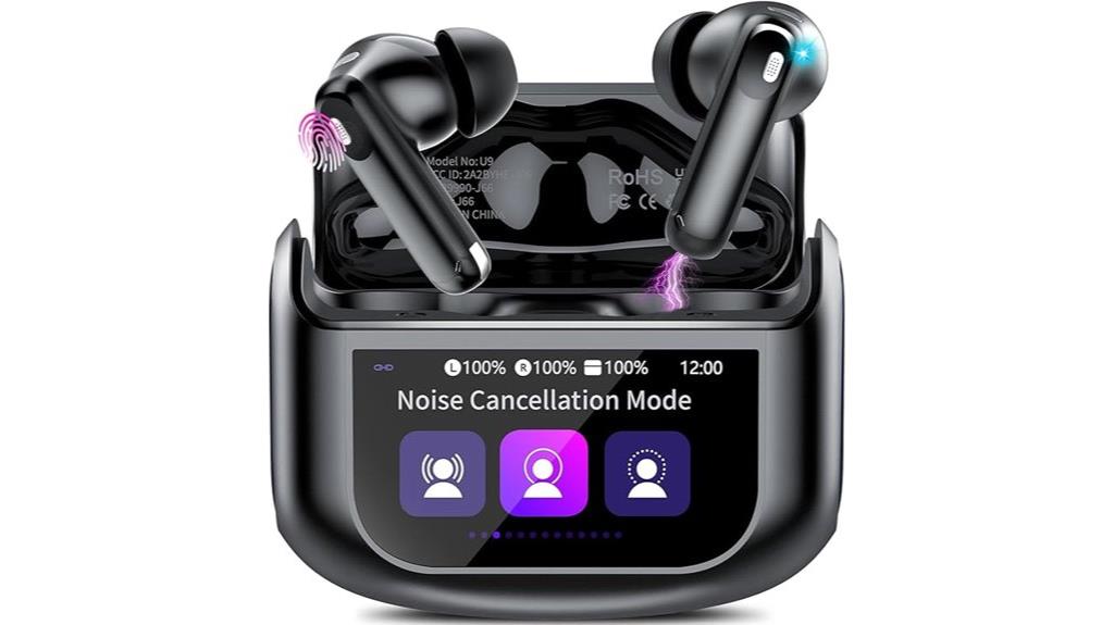 noise cancelling touch earbuds