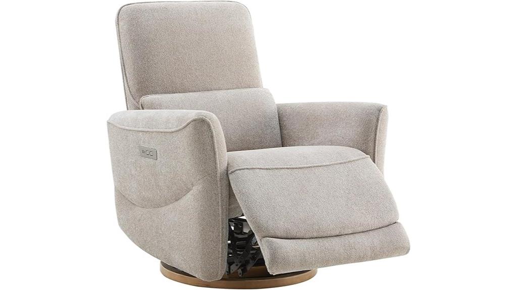 nursery rocking chair with charging