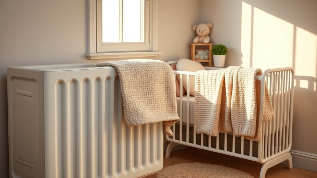 nursery safe warm heating options