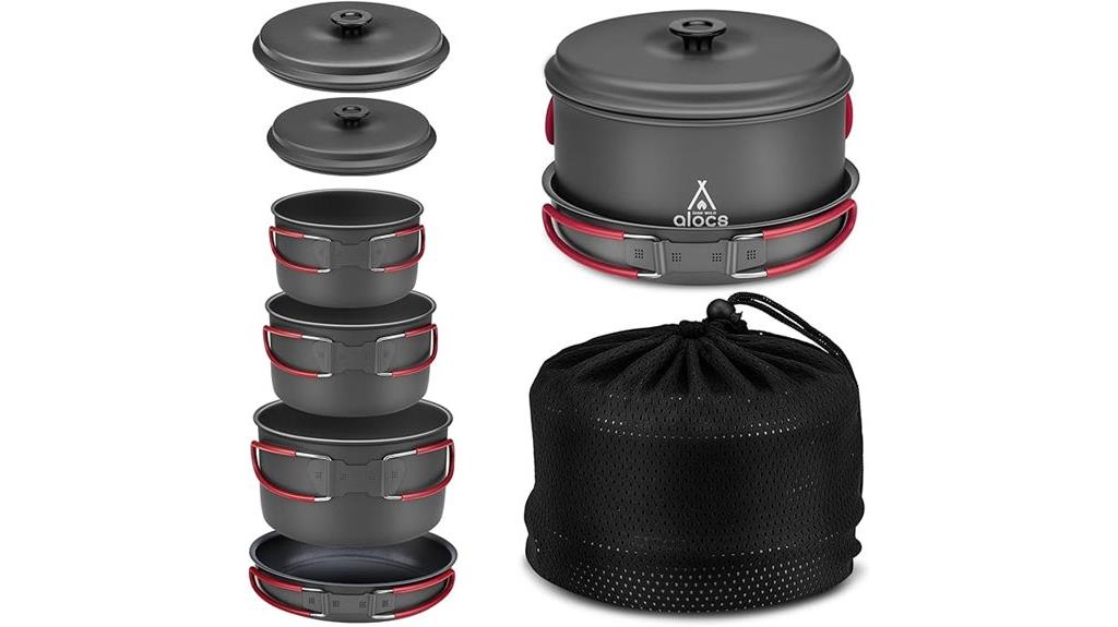 outdoor camping cookware set