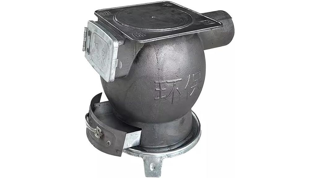 outdoor cast iron stove