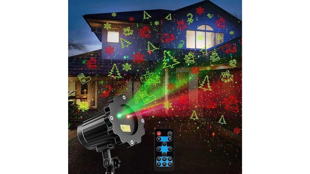 outdoor christmas light projector