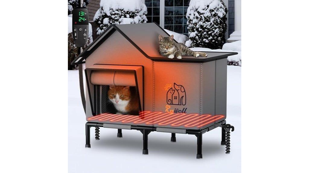 outdoor heated cat shelter