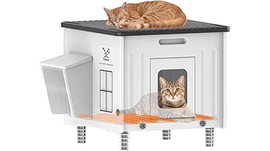 outdoor heated cat shelter