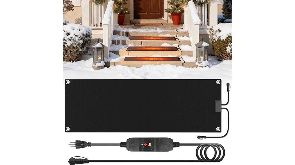 outdoor snow melting mats