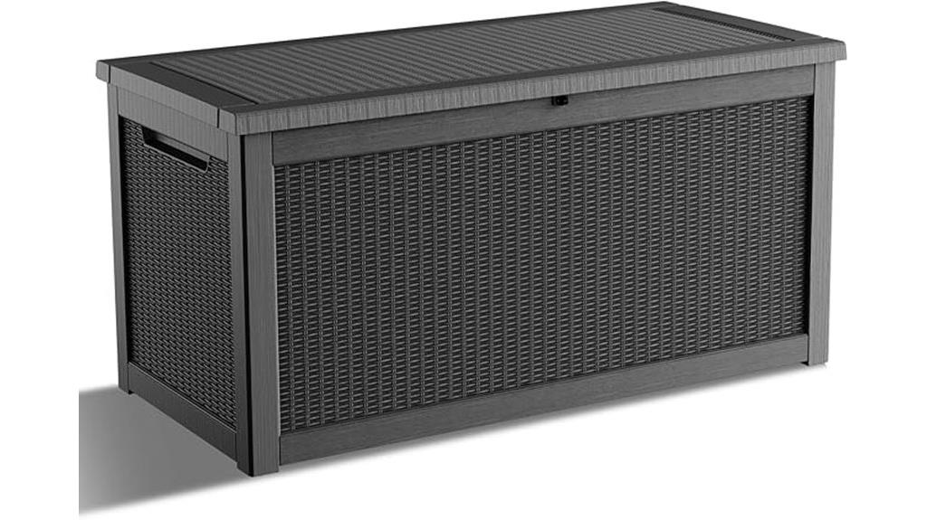 outdoor uv resistant resin storage