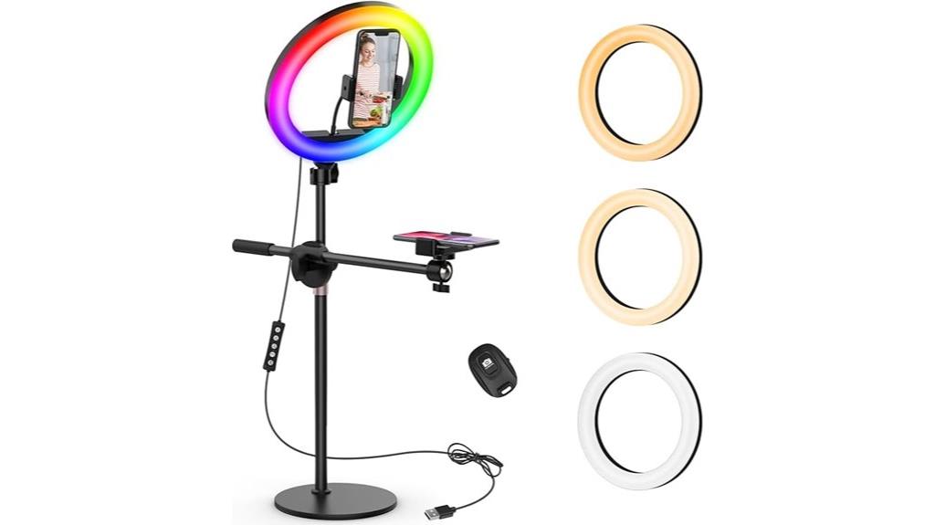 overhead ring light mount