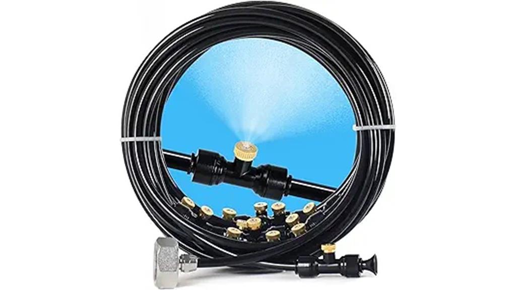 patio misting system components