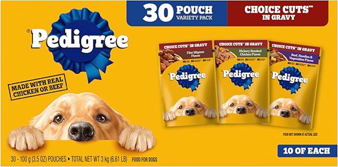 pedigree soft wet dog food