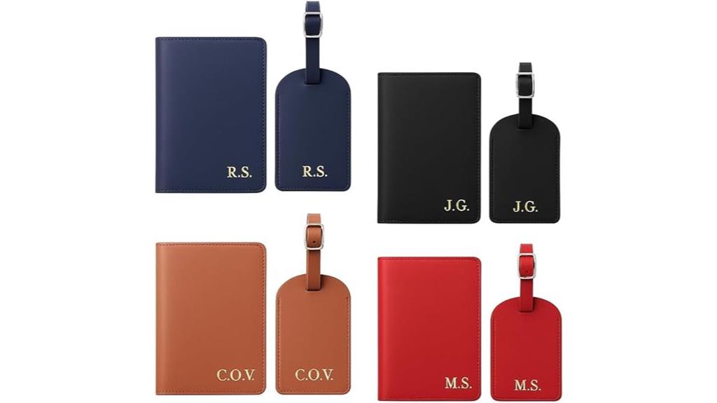 personalized travel accessories set