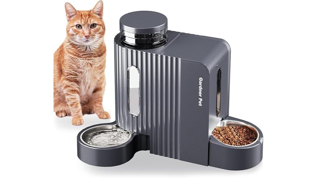 pet gravity dispenser set