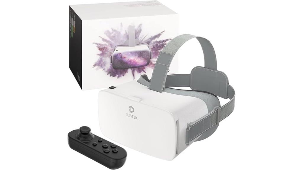 phone vr headset with controller