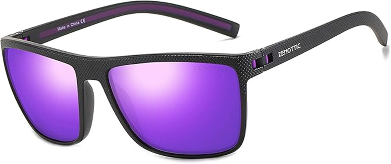 polarized tr90 square sunglasses