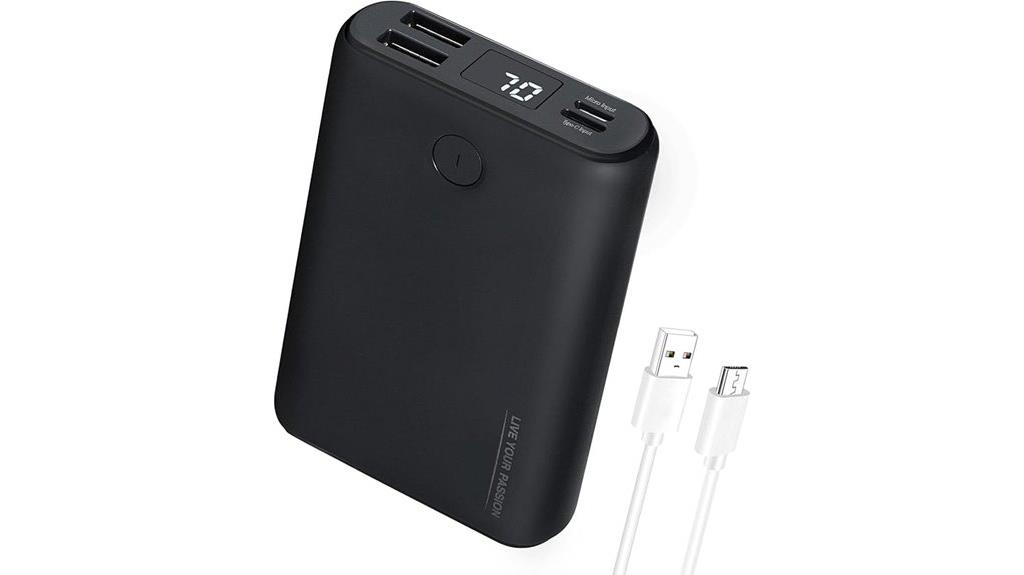 portable 10000mah usb c charger