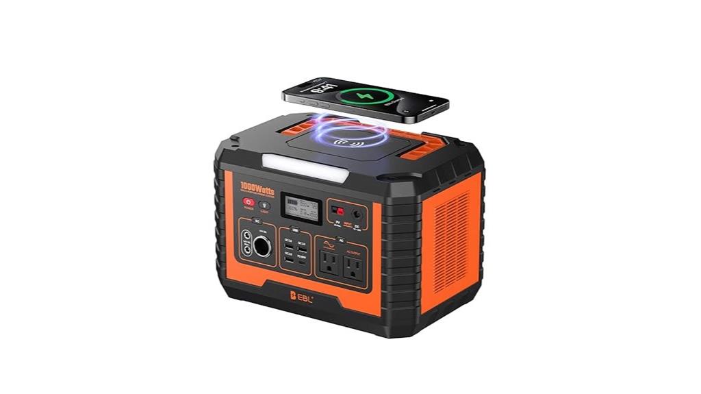 portable 1000w solar generator