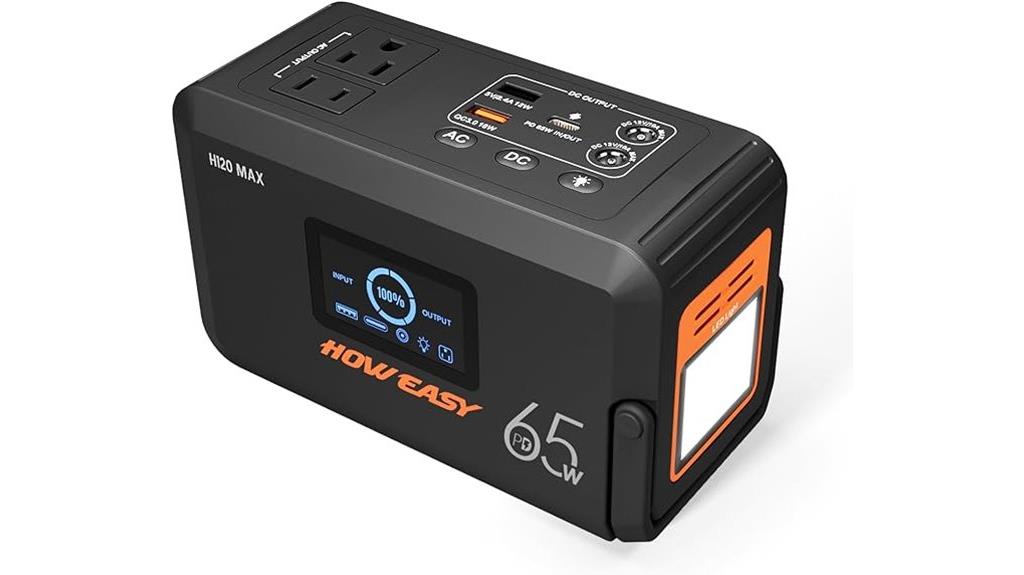 portable 135w solar generator