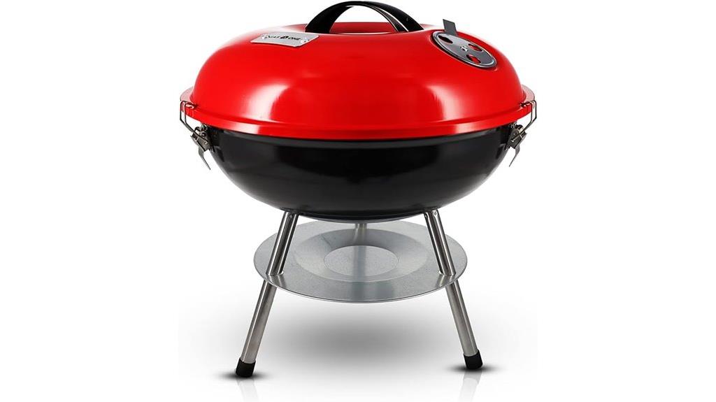 portable 14 inch charcoal grill
