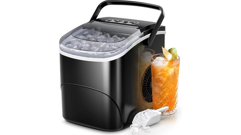 portable 26lbs ice maker