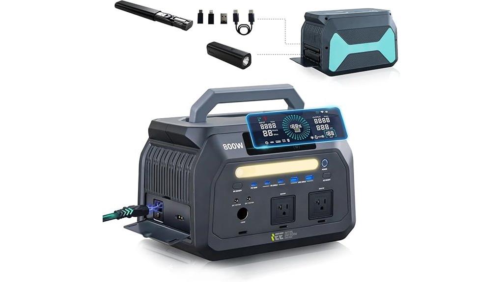 portable 512wh lifepo4 power