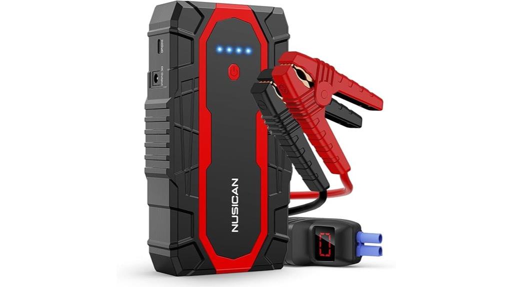 portable car battery jumpstarter
