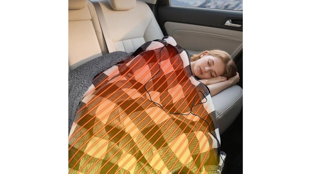 portable car heated blanket