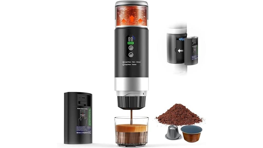 portable coffee brewing device