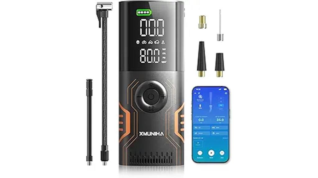 portable digital tire inflator