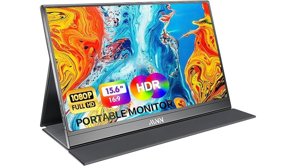 portable fhd monitor with speakers