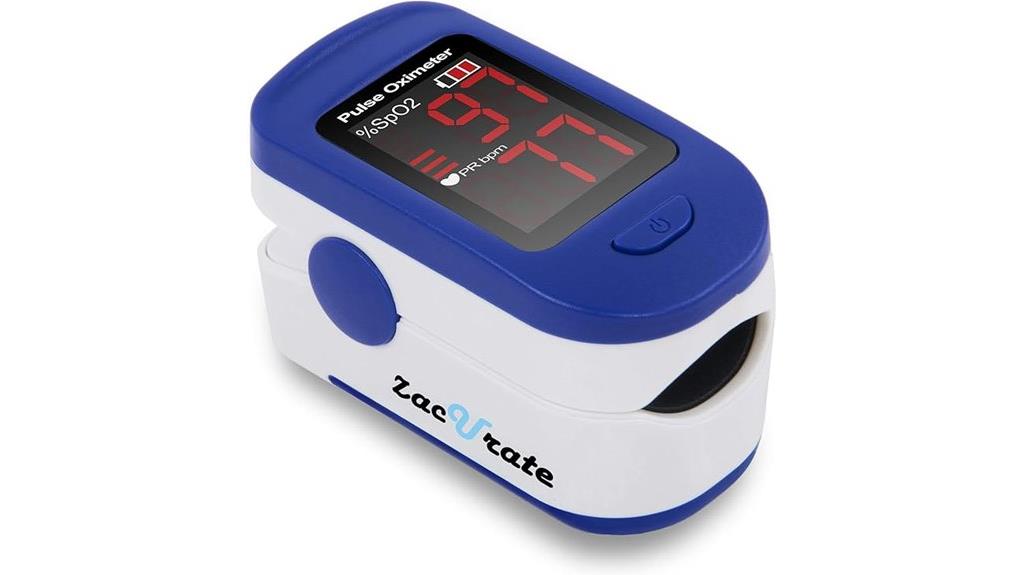 portable fingertip pulse oximeter