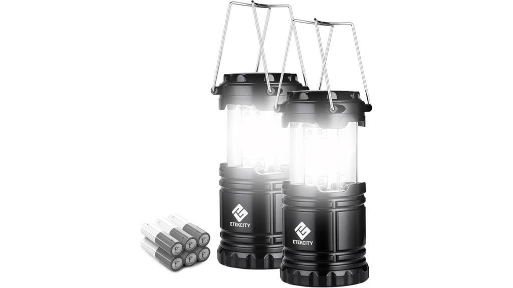 portable led lanterns pack