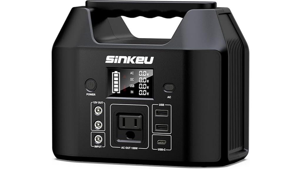 portable lithium solar generator