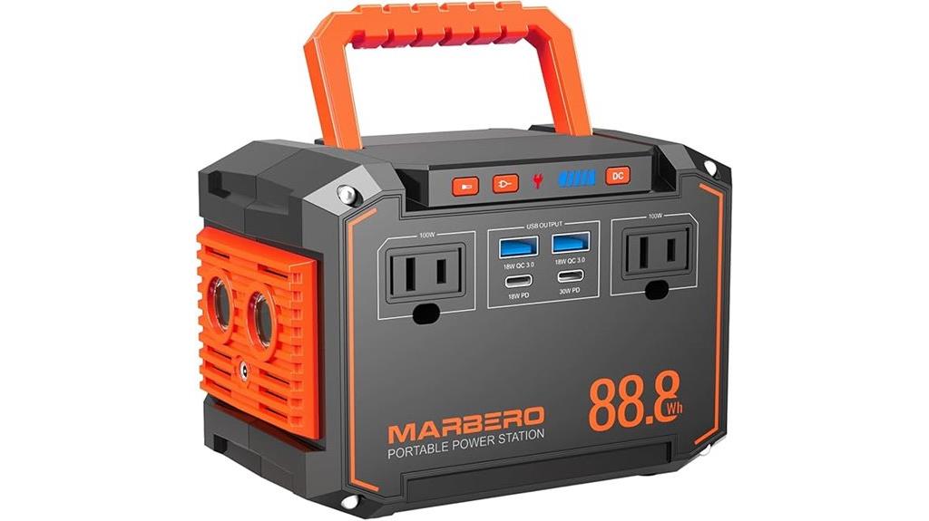 portable lithium solar generator