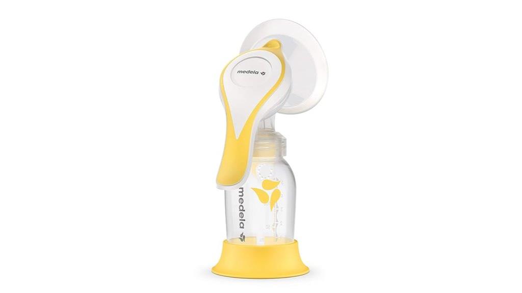 portable manual breast pump