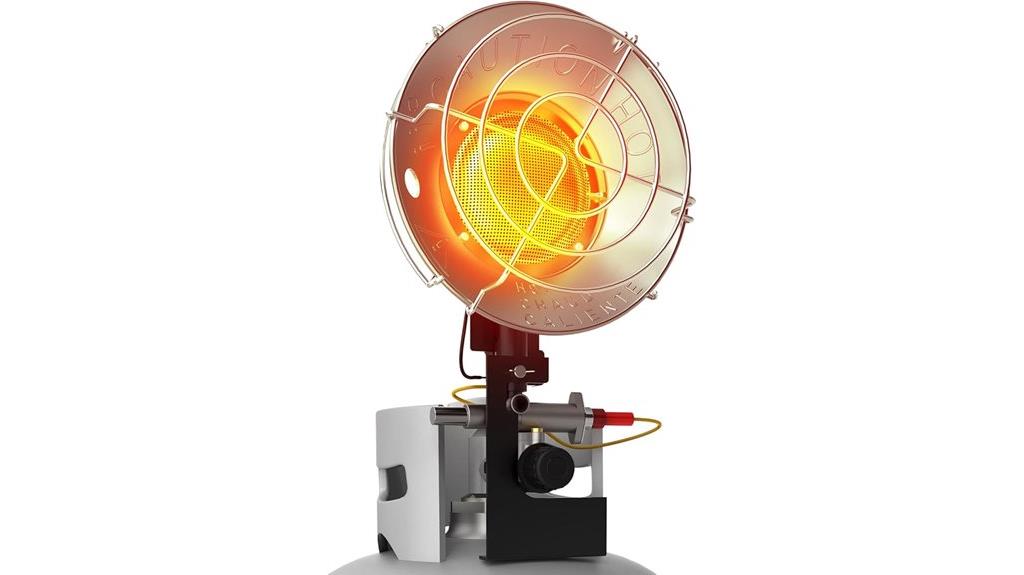 portable propane heater with adjustable modes