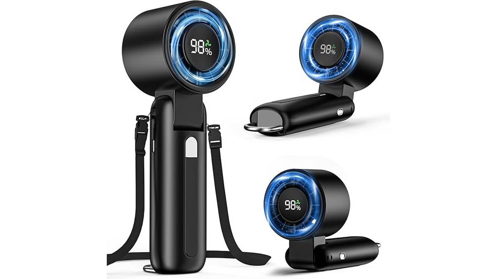 portable rechargeable turbo fan