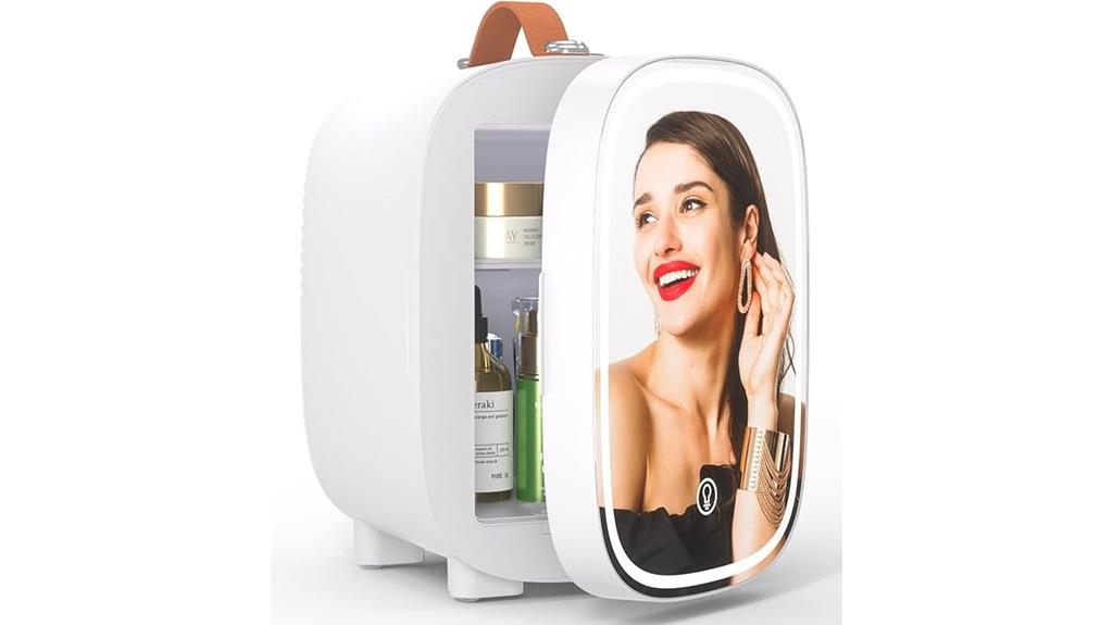 portable skincare mini fridge